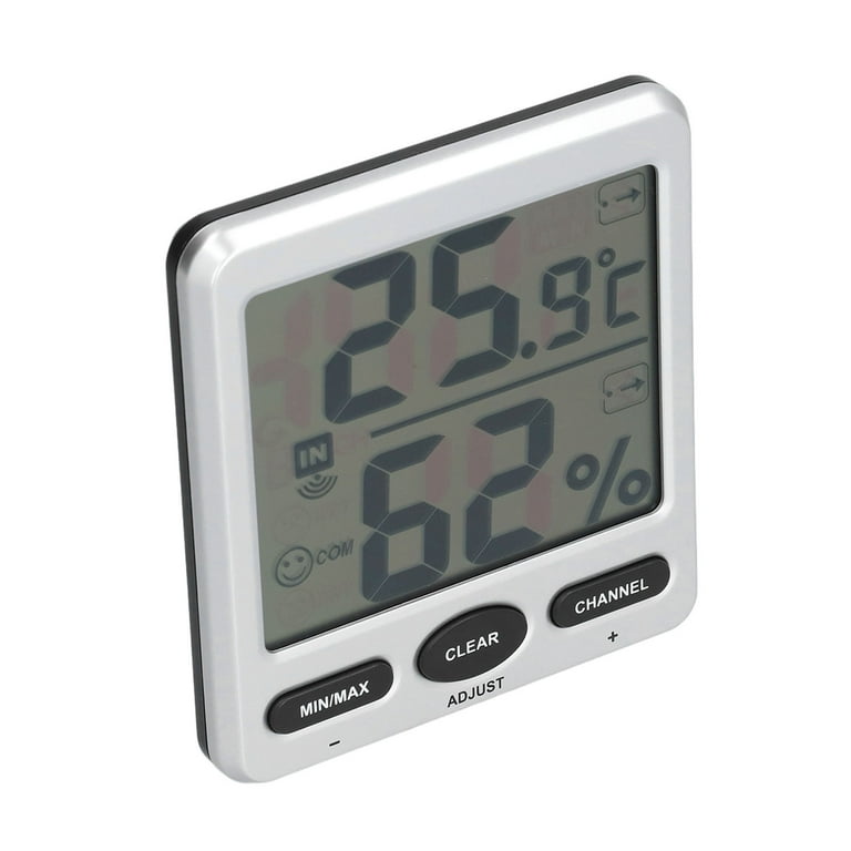 Temperature Humidity Gauge, Digital Thermometer Hygrometer High Accuracy  For Outdoor For Indoor For Baby Room TS-WS-07-C1