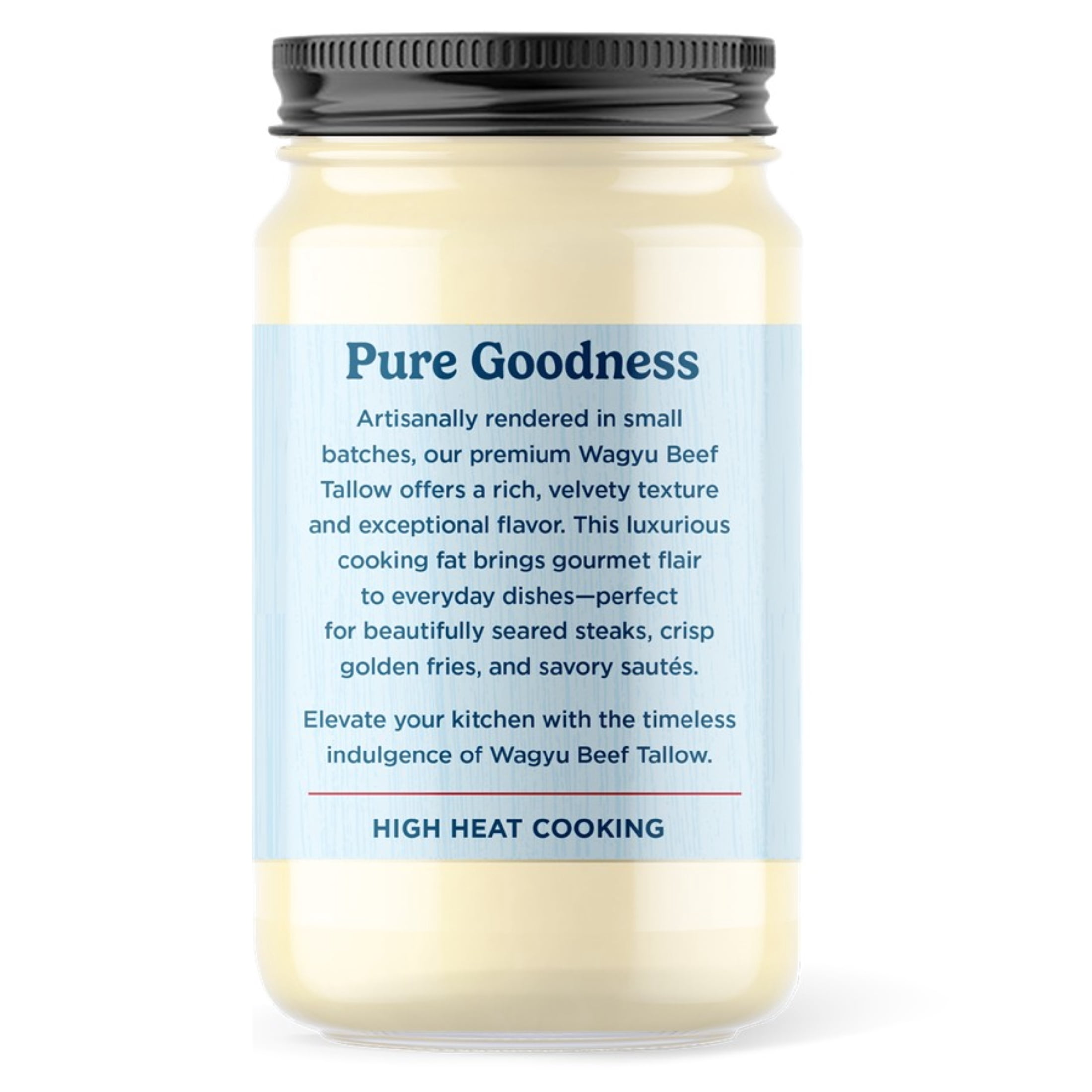 Carrington Farms 100% Pure Wagyu Beef Tallow, Food‑Grade, High‑Heat Cooking & Multi‑Use Skincare Fat - Additive‑Free, Non‑GMO