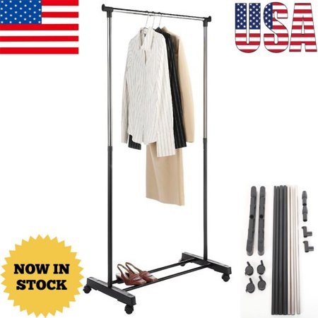 Clothes Garment Single Bar Stretching Stand Clothing Rack Hanging