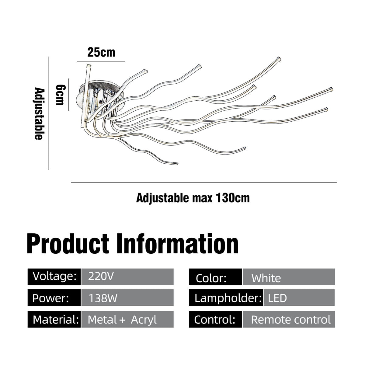 LED Flush Mount LED Modern Ceiling Light Ceiling Lamps Dimmable with Remote Control