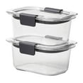 thumbnail image 4 of Rubbermaid Brilliance 1.3 Cup Tritan Stain-Proof Food Storage Container, Set of 2, A Practical Choice for Dry Goods and Bulk Ingredients, 4 of 8