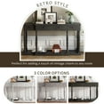 thumbnail image 3 of EUROCO 63" Longer  Console Table Sofa Table for Entryway with 4 Drawers and Storage Shelf for Living Room Hallway Foyer Office, Antique Black, 3 of 8