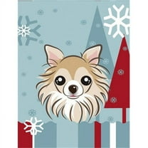 Caroline's Treasures BB1747GF Winter Holiday Chihuahua Flag Garden Size , Small, multicolor