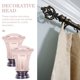 thumbnail image 4 of 2pcs Curtain Rod Finials Decorative Curtain Rod End Cap Window Curtain Supply, 4 of 4