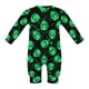 thumbnail image 4 of Romper AuHomeA Green Alien Head para bebés recién nacidos de manga larga, 4 of 7