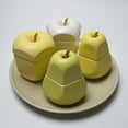 thumbnail image 4 of Pot à Épices Récipient de Stockage de Cuisine Style Fruits Créatif Vert Blanc Jaune Bouteille de Condiments, 4 of 12