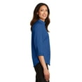 thumbnail image 3 of Port Authority Ladies 3/4-Sleeve SuperPro Twill Shirt-L665, 3 of 6