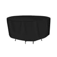 thumbnail image 3 of Patio Medium Waterproof Round Bar Table & Chair Cover - Outdoor Patio Table Chair Combo Washable - Heavy Duty Furniture 80 Inch Combo Cover, 3 of 6
