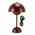 thumbnail image 2 of Modern LED Table Lamp Flower Art Design Style Mushroom Desk Lamp Battery Powered with 3 Lighting Modes for Bedroom, Study, Office, 2 of 7