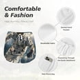 thumbnail image 6 of Lsque Astronaut Soccer Field Printed Women's Running Shorts with Liner Pockets,Elastic Quick Dry Workout Athletic Gym Yoga Shorts,Womens High Waist Shorts-Small, 6 of 9
