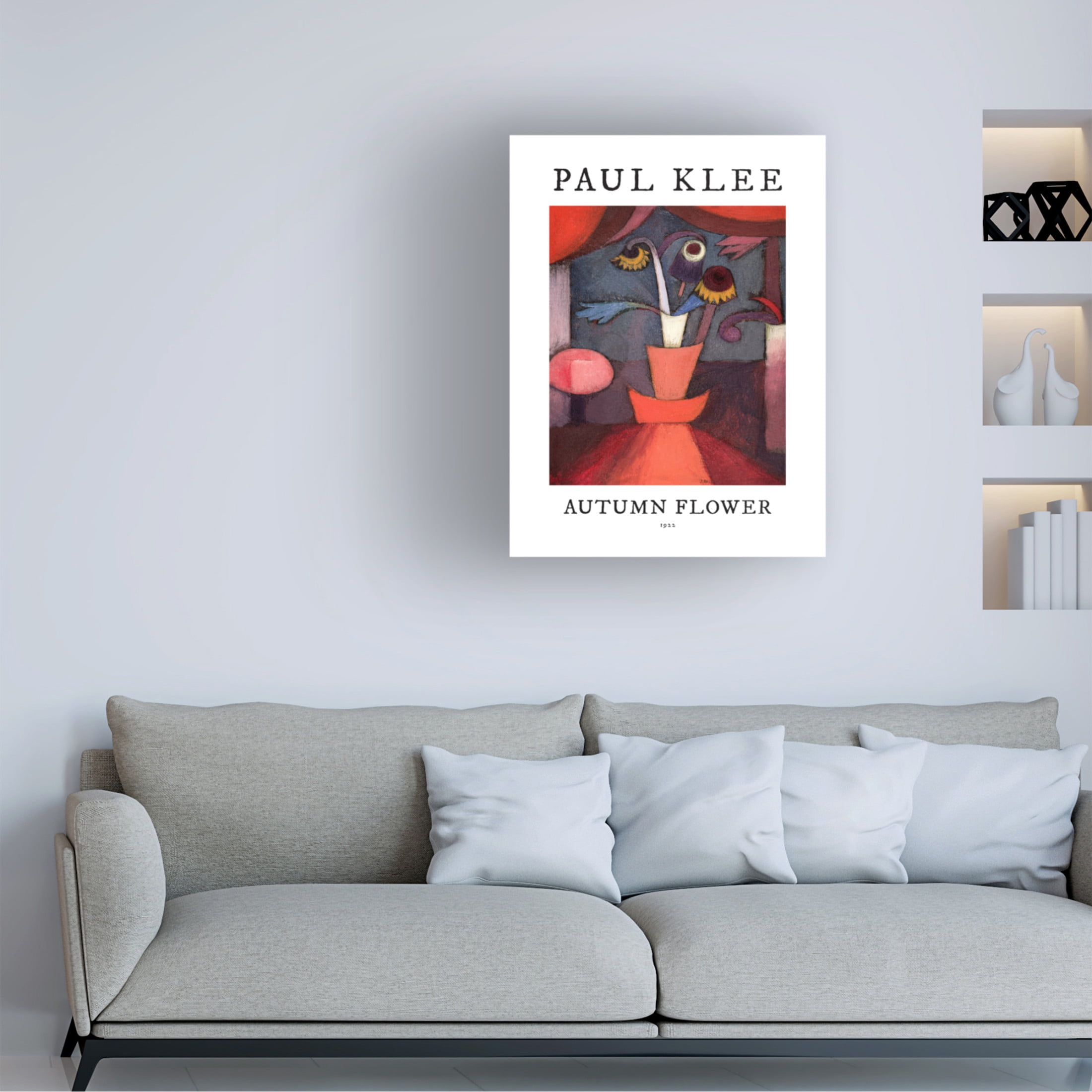 Trademark Fine Art Pictufy Autumn Flower 1922 Canvas Wall Art