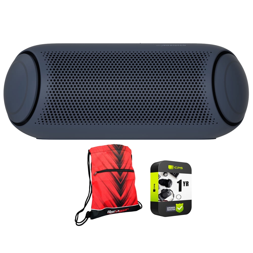 LG XBOOM Go PL5 Portable Bluetooth Speaker with Meridian Sound Technology Bundle with Deco