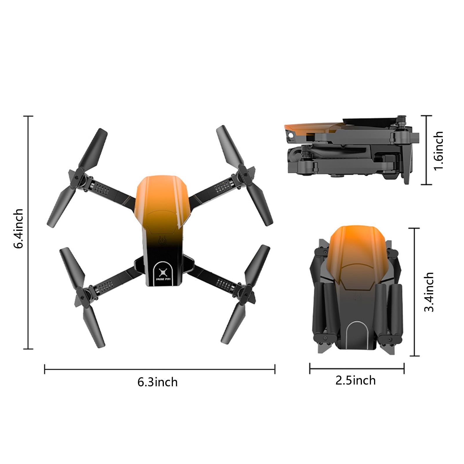 ESULOMP Mini Drone with Dual 1080P HD FPV Camera Remote Control Toys Gifts for Boys Girls with Altitude Hold Headless Mode Start Speed Adjustment