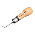 thumbnail image 4 of Yuarrent Leathercraft Stitch Costura Awl Set Hilos encerados trenzados Costura Artesanía de cuero Kit de herramientas de reparación Suministros de marroquinería Yuarrent HA1910-00B, 4 of 6