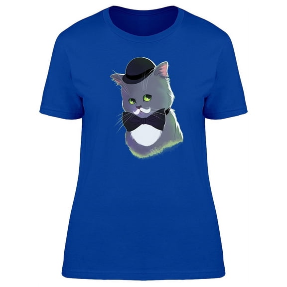 Portrait Of Elegant Kitten T-Shirt Women -Image by Shutterstock, Female XX-Large