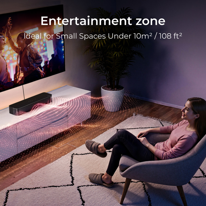 Ultimea Poseidon M20 Soundbar – 2.1ch with Built-In 3" Subwoofer photo 8