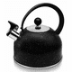thumbnail image 1 of Tetera Hervidor Silbadora De Acero Inoxidable Negro De 2.5l Negro, 1 of 5