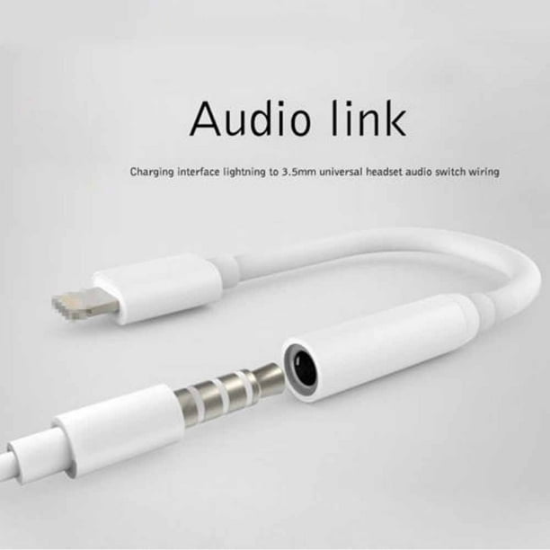 Adaptateur et convertisseur CABLING ® iPhone 7 Câble auxiliaire de voiture,  iPhone 7 Lightning vers jack audio 3,5 mm Câble adaptateur - Cordon  d'extension pour iPhone 8/iPhone X/iPhone