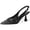 Black, variant on Women's Rhinestone Slingback Heels Pointed Toe High Heels with Horsebit Accent Dressy Pumps for Party Evening Wedding