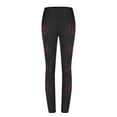thumbnail image 3 of DDAPJ pyju Valentine's Day Leggings for Women Cute Heart Print Casual Tights High Waisted Stretchy Yoga Pants Buttery Soft Milk Silk Legging Holiday Bottoms Clearance Sale 2025 Black S, 3 of 4