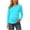 Sky Blue, variant on Long Sleeve Maternity Tee Women Crewneck Tunic Tops Solid Casual Basic Pregnancy Tee Soft Mama Fall Clothes Watermelon Red Large