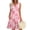 Pink, variant on Minjewel Women's Casual Easter Dress, Loose Fit V-Neck Sleeveless Floral Print Sundress with Pockets, Summer Church Dress, Spring Event, Outdoor Party Wear,Black L