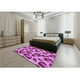 thumbnail image 4 of Ahgly Company Indoor Rectangle Patterned Violet Purple Area Rugs, 4' x 6', 4 of 6