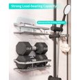 thumbnail image 4 of LEFEE Shower Caddy, Shower Shelf, Shower Organizer, With Shower Soap Holder--14 Hooks, Rustproof Stainless Steel with Spare Adhesives, 3 Packs, Silver, 4 of 8