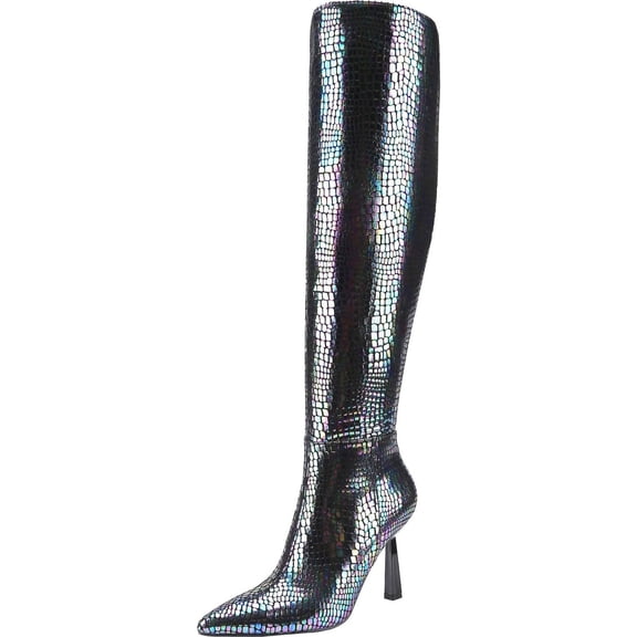 Women's Fashion Knee High Boots Pointed Toe Stiletto High Heel Over The Knee Boot Party Dress Shoes