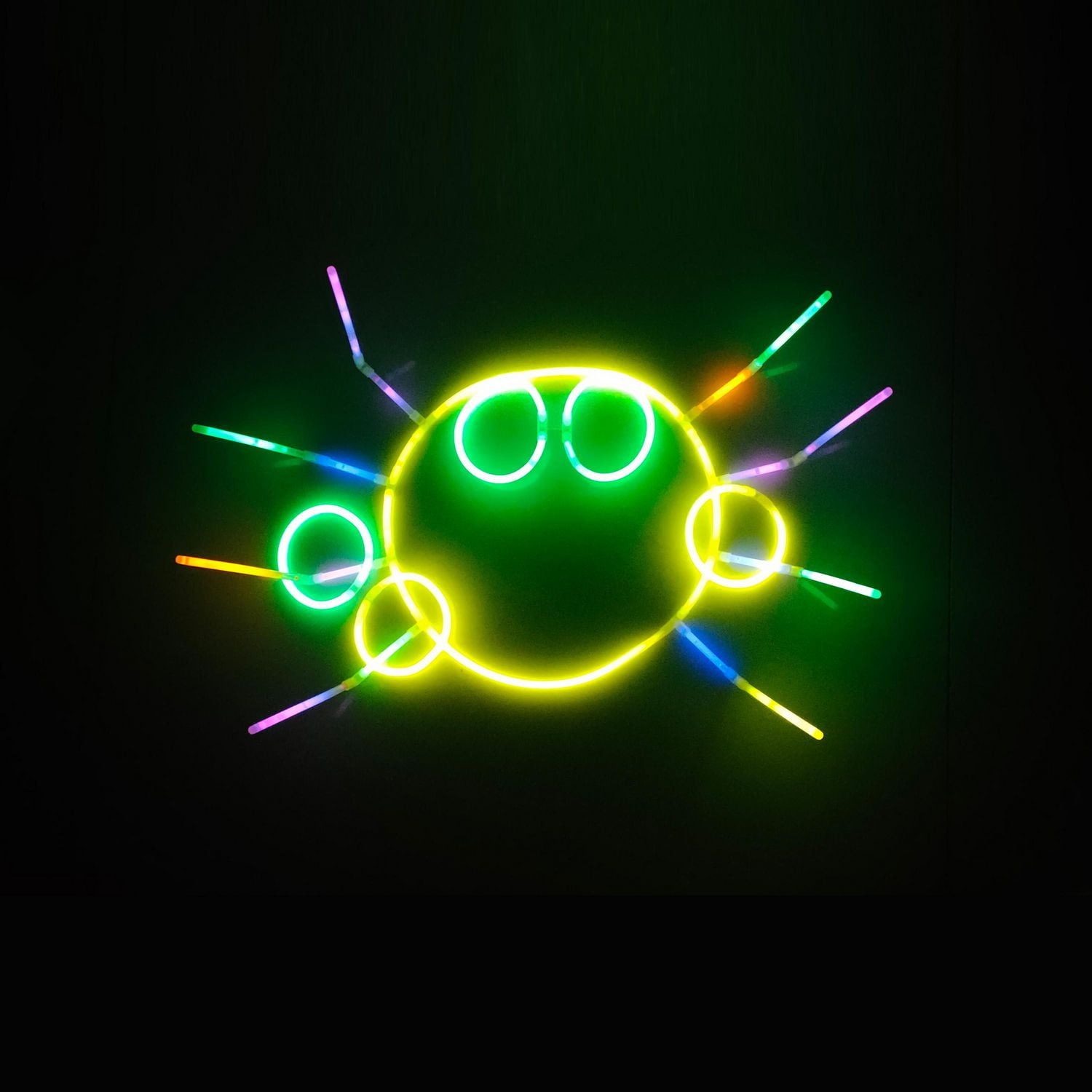Way to celebrate Glow Spider Toss Set for Party Favor Halloween Surprise