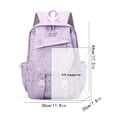 thumbnail image 2 of Women Nylon Star Print Backpack Large Capacity Students Bookbags Multiple Pockets Travel Daypack Bag for Teens Girls College Commute, 2 of 9