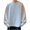 #H-Sky Blue, variant on GuangCheng Oversized Corduroy Sweatshirts for Men Fleece Long Sleeve Round Neck Soft Comfy Warm Shirts