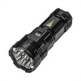thumbnail image 2 of Outdoor Flashlight Super Bright LED Long Range Type-C Rechargeable Waterproof Torch | Multi Dimming Modes | Lithium Battery | ABS Durable Case | Survival Camping Hiking | 1 Pack, 2 of 9