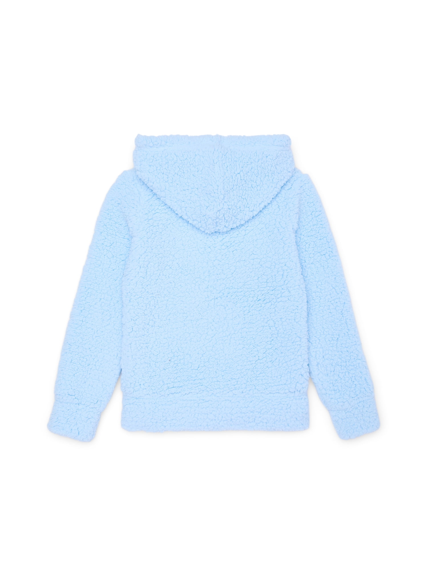 Miss Chievous Girls Sequin Critter Plush Faux Shearling Hoodie, Sizes 4-16