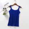RKSTN Womens Tops Lace Panel Sleeveless Fashionable Solid Color Crew Neck Comfortable Undershirts Tank Top All Season Versatile Style