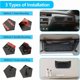 thumbnail image 5 of Paquete de 2 redes de almacenamiento, organizador multifuncional universal para coche, bolsa de almacenamiento de malla adhesiva para coches, caravanas, barcos y hogar, bolsa de almacenamiento negra, 5 of 5