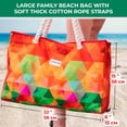 thumbnail image 2 of Bolsa de playa SHYLERO Beach Tote impermeable con bolsa hermética, 2 of 9