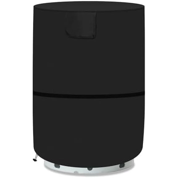 420LB Steel Propane Tank Cover, 600D Heavy Duty Protective Covers, Waterproof Dust and Uv Protection, Top Opening Easy to Use, for 100 120 Gallon Propane Tank$$Garden & Patio