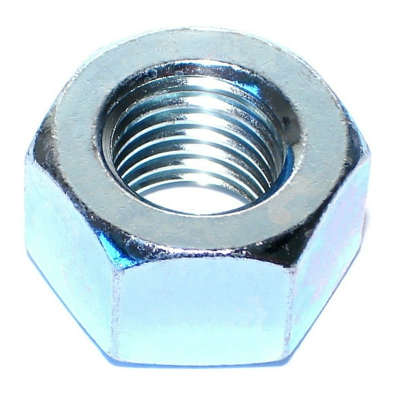7/8"-9 Zinc Plated Grade 5 Steel Coarse Thread Heavy Hex Nuts HNS-314