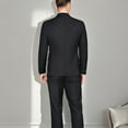 thumbnail image 3 of Men's 2 Piece Double Breasted Suits Slim Fit Tuxedo Jacket and Dress Pants Set for Wedding Business Prom, 3 of 6