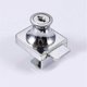 thumbnail image 2 of Cerradura para puerta de vidrio, cerradura de acero cromado, cerradura para mampara de vidrio, cerradura para puertas de vidrio, cerradura para vitrina con broca de 5-8 mm y 2 llaves., 2 of 5