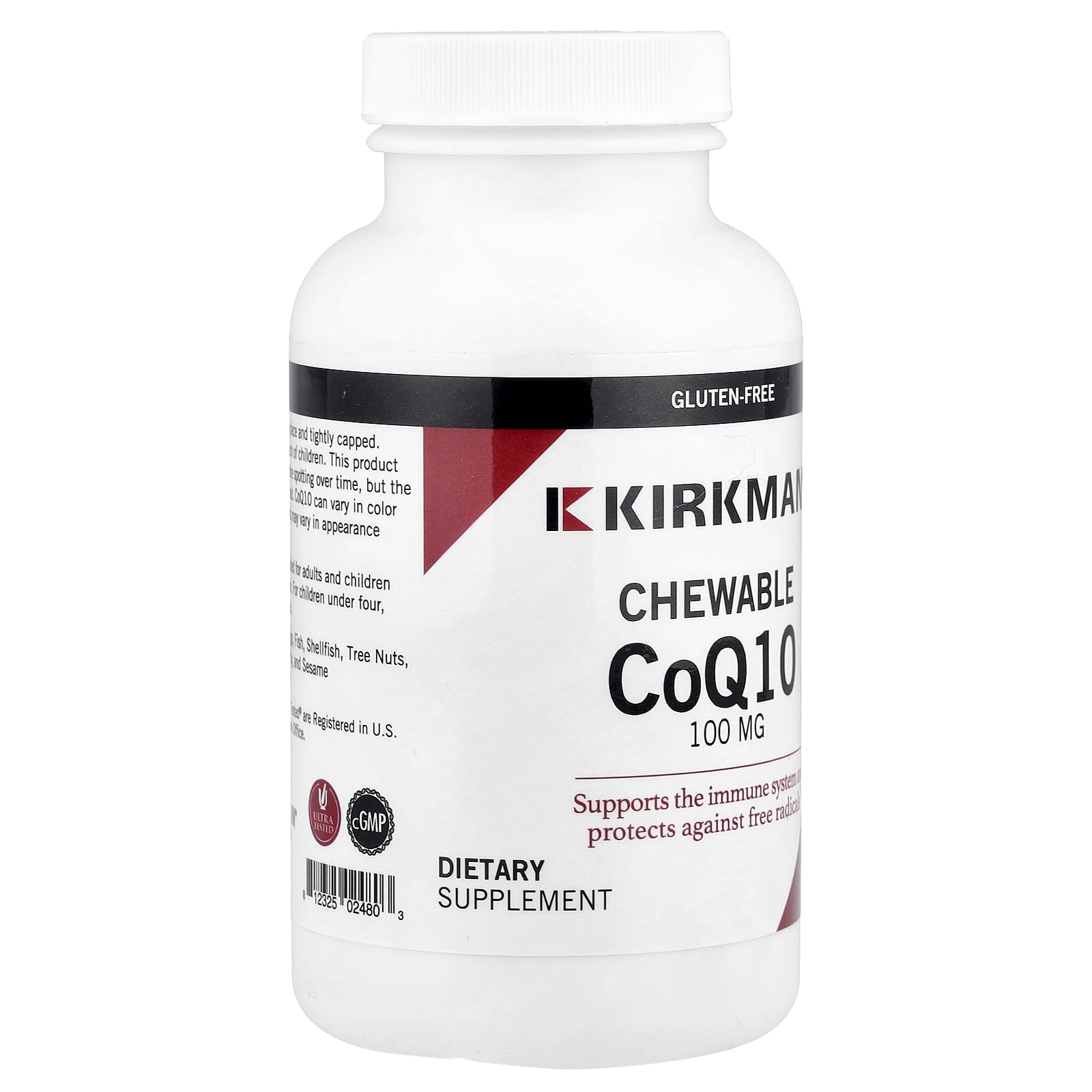 Kirkman Labs Chewable CoQ10, 120 Tablets