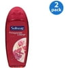 Softsoap Moisturizing Body Wash Pomegranate & Mango 18 oz (Pack of 2)