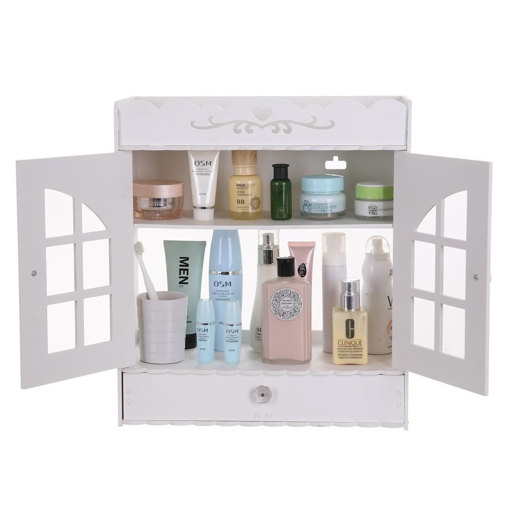 UBesGoo Bathroom Wall Cabinet Medicine Storage Organizer with Drawer