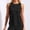Black, variant on Summer Loose Fit Yoga Tank Top with Breathable Mesh and Floral Print for Daily Activewear Women's Sleeveless Camisole for Comfort and Breathability Pink L