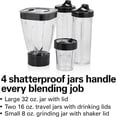 thumbnail image 3 of Licuadora Stay or Go Hamilton Beach 52400 con jarra de 945 ml 2 vasos de viaje 475 ml, 3 of 5