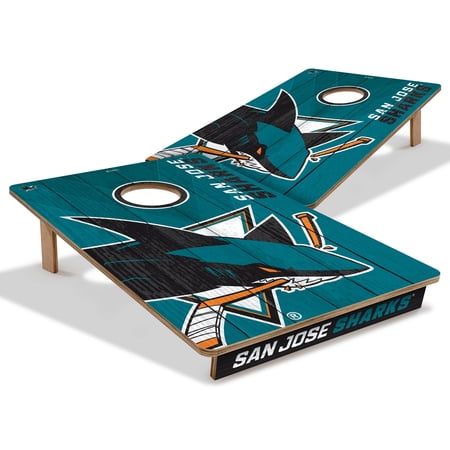 YouTheFan NHL San Jose Sharks 2 x 3 Cornhole Game No Bags