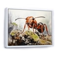 thumbnail image 2 of Designart "Industrious Ant III" Animals Floater Framed Wall Art Living Room, 2 of 7