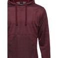 thumbnail image 3 of FashionOutfit Men's Long Sleeve Muff Pocket Pullover Hoodie With Stripe Details, 3 of 3