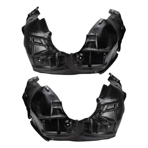 TRQ Front Inner Fender Liner Set Fits Select 2016-2019 Chevrolet Cruze GM1248264 GM1249264